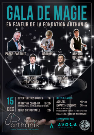 Gala de magie en faveur de la Fondation Arthanis