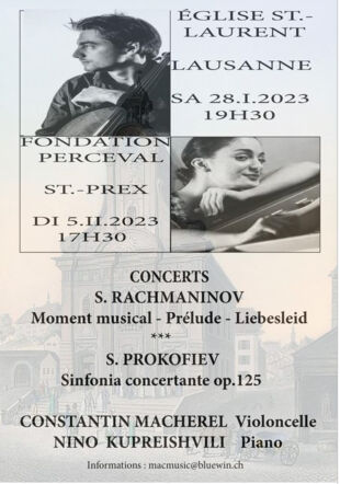 Affiche concerts 28.2 / 5.2