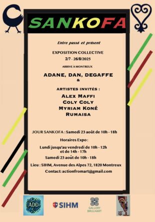 Sankofa exposition collective arrive à Montreux 