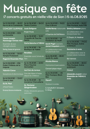 Programme 24h Musique en fête 