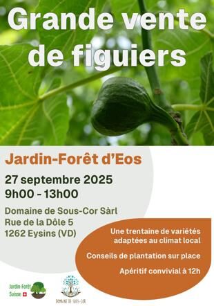 Flyer - vente figuiers Association Jardin-Forêt Suisse