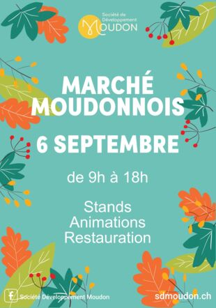 Affiche marché moudonnois 2025 