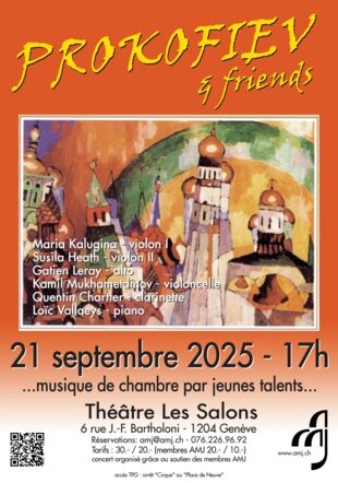 concert Prokofiev 21.09.2025 Théâtre Les Salons association AMJ