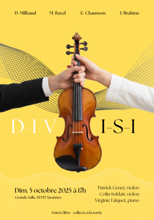 Affiche concert « DIVISI » SOLDATI Colin