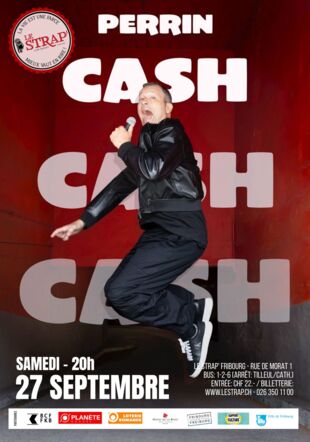 Affiche du spectacle d´Olivier Perrin 