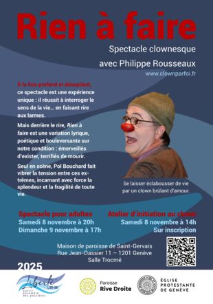 Flyer spectacle Clown Rousseaux 