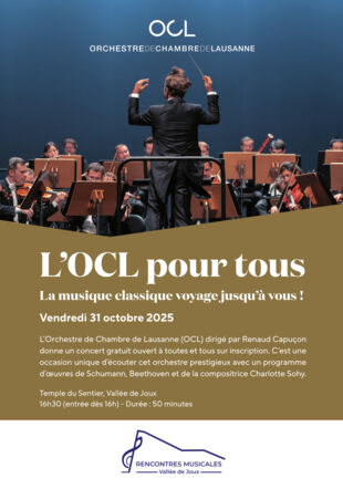 Orchestre de Chambre de Lausanne - L'OCL pour tous DR