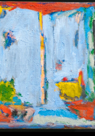 Fenêtre, acrylique sur toile sur panneau, sans date (C) Galerie 2016