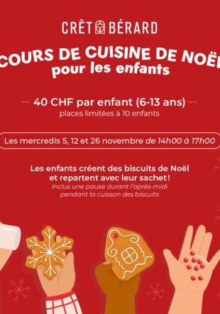 Cours de cuisine à Crêt-Bérard Crêt-Bérard