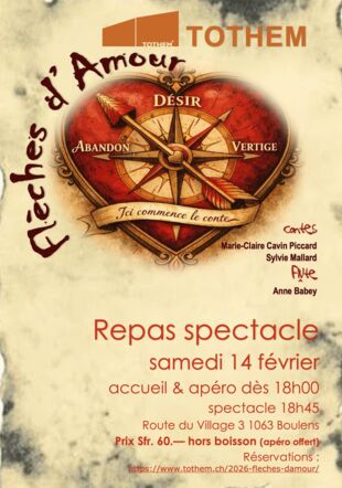 Flèches d'amour au Centre TOTHEM