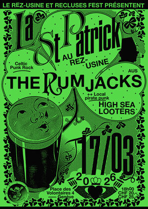 SPÉCIALE ST PATRICK: The Rumjacks + High Sea Looters