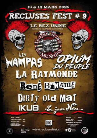 Recluses Fest #9: Wampas & Ramoneurs de Menhirs live in Geneva