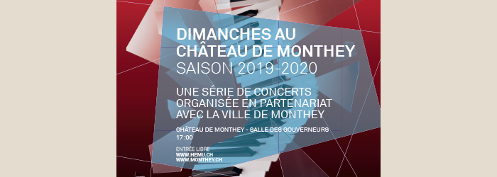 Affiche Château de Monthey 2019-2020 HEMU