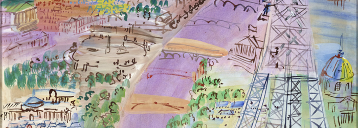 Raoul Dufy, « Paris et la tour Eiffel », 1936 MAP. Mathieu Bernard-Reymond