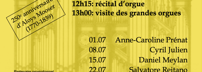 Orgues Estivales 2020 Orgues Estivales 2020