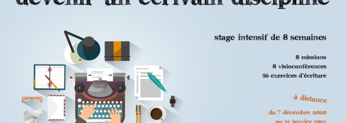 Devenir un écrivain discipline (stage en ligne) L'atelier d'écriture by Christine