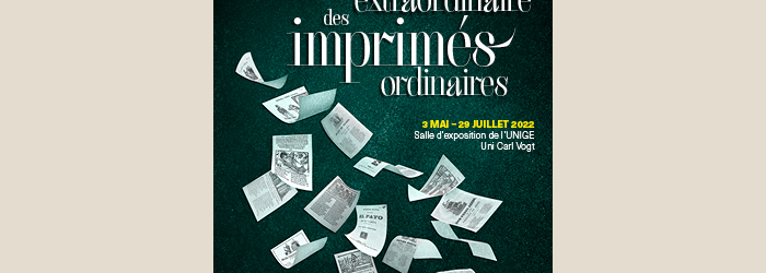 Affiche de l'exposition UNIGE Affiche de l'exposition UNIGE