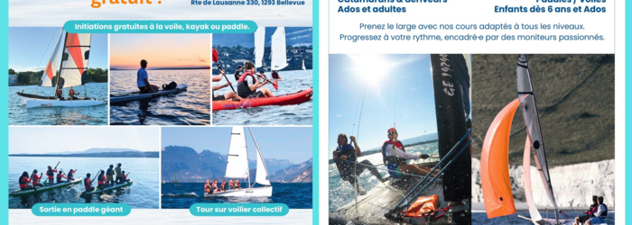 affiche de l'évennement club nautique de Bellevue affiche de l'évennement club nautique de Bellevue