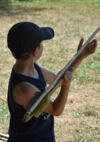 Tir au propulseur Village lacustre