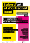 Flyer Salon d'art et d'artisanat local Artraction