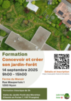 Flyer - Formation : "Concevoir et créer son jardin-forêt" Association Jardin-Forêt Suisse