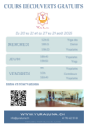 Cours gratuits (Yoga, yogalates, gym douce, danse) Yura Luna